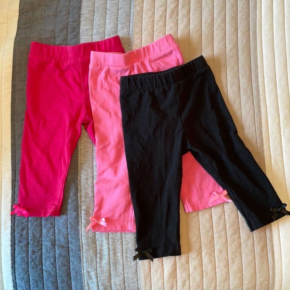 Lot of Baby leggings pants three pair 3-6 months